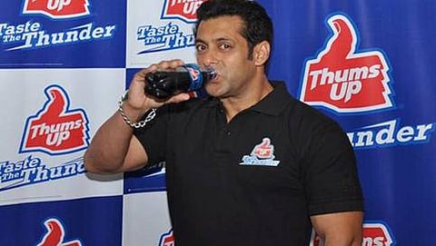'ಥಮ್ಸ್ ಅಪ್' ರಾಯಭಾರಿ ಸ್ಥಾನದಿಂದ ಸಲ್ಮಾನ್ ಕೈಬಿಟ್ಟ ಕೋಕಾಕೋಲಾ