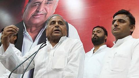 ಮುಲಾಯಂ ಸಿಂಗ್ ಯಾದವ್-ಅಖಿಲೇಶ್ ಯಾದವ್ (ಸಂಗ್ರಹ ಚಿತ್ರ)