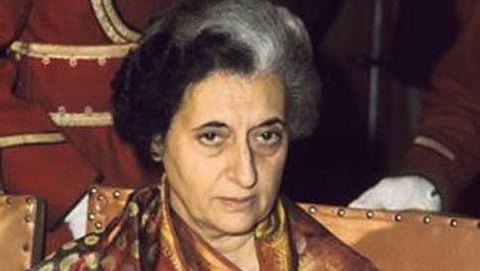 ದಿವಂಗತ ಇಂದಿರಾಗಾಂಧಿ
