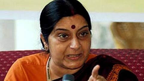 ವಿದೇಶಾಂಗ ವ್ಯವಹಾರಗಳ ಸಚಿವೆ ಸುಷ್ಮಾ ಸ್ವರಾಜ್ (ಸಂಗ್ರಹ ಚಿತ್ರ)