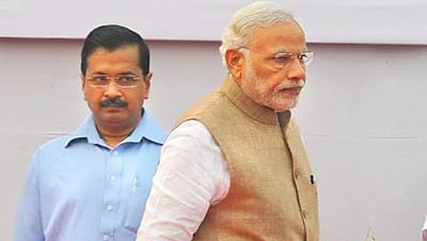 ಅರವಿಂದ್ ಕೇಜ್ರಿವಾಲ್ ಹಾಗೂ ಪ್ರಧಾನಿ ನರೇಂದ್ರ ಮೋದಿ (ಸಂಗ್ರಹ ಚಿತ್ರ)