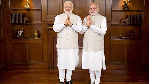 ಸಿಂಗಾಪುರದ ಮೇಡಂ ಟುಸ್ಸಾಡ್ಸ್‌ ಮ್ಯೂಸಿಯಂನಲ್ಲಿರುವ ತಮ್ಮ ಮೇಣದ ಪ್ರತಿಮೆ ಜತೆ ಪ್ರಧಾನಿ ನರೇಂದ್ರ ಮೋದಿ