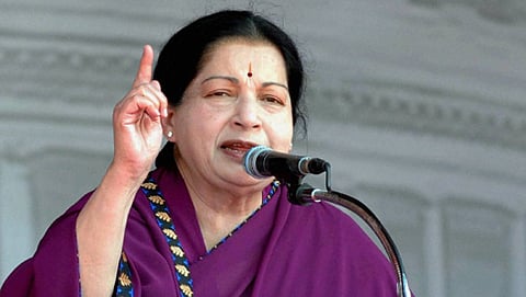 ತಮಿಳುನಾಡು ಮಾಜಿ ಮುಖ್ಯಮಂತ್ರಿ ದಿವಂಗತ ಜೆ ಜಯಲಲಿತಾ