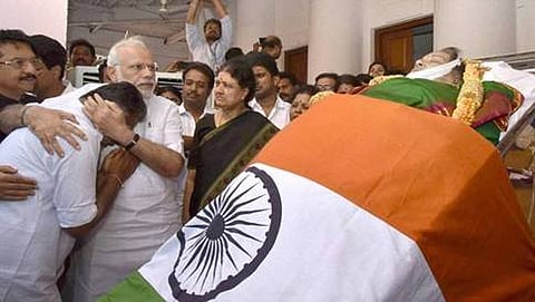 ಜಯಲಲಿತಾ ಅವರ ಅಂತಿಮ ದರ್ಶನ ಪಡೆದ ಪ್ರಧಾನಿ ಮೋದಿ