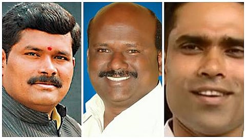 ಶಿವರಾಜ್ ತಂಗಡಗಿ, ಮಾನಪ್ಪ ವಜ್ಜಲ್, ಪಿ, ರಾಜೀವ್