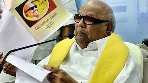 ಡಿಎಂಕೆ ಮುಖ್ಯಸ್ಥ ಎಂ.ಕರುಣಾನಿಧಿ