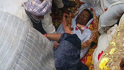 ಹನುಮಂತಪ್ಪ ಕೊಪ್ಪದ್ ಅಂತ್ಯಕ್ರಿಯೆ