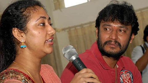 ನಟ ದರ್ಶನ್ ಮತ್ತು ಪತ್ನಿ ವಿಜಯಲಕ್ಷ್ಮಿ (ಸಂಗ್ರಹ ಚಿತ್ರ)