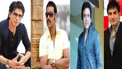 ಶಾರುಖ್ ಖಾನ್ , ಅಜಯ್ ದೇವ್ ಗನ್ , ಗೋವಿಂದ, ಅರ್ ಬಾಜ್ ಖಾನ್