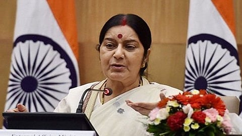 ಕೇಂದ್ರ ವಿದೇಶಾಂಗ ಸಚಿವೆ ಸುಷ್ಮಾ ಸ್ವರಾಜ್