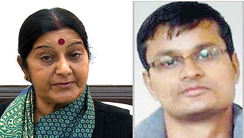 ಸುಷ್ಮಾ ಸ್ವರಾಜ್ - ರಾಘವೇಂದ್ರನ್ ಗಣೇಶ್