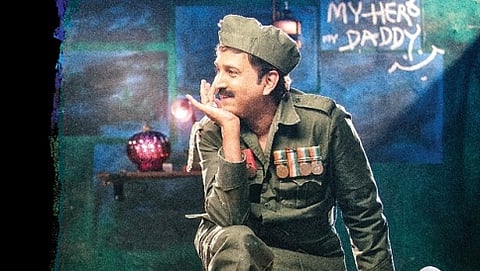 'ಪುಷ್ಪಕ ವಿಮಾನ' ಸಿನೆಮಾದಲ್ಲಿ ರಮೇಶ್ ಅರವಿಂದ್