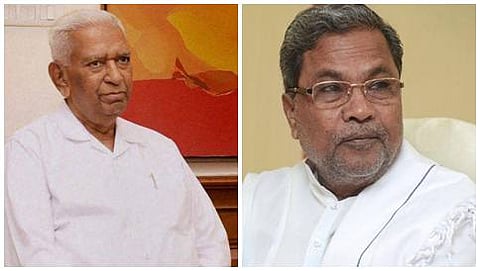 ಸಿದ್ದರಾಮಯ್ಯ ಮತ್ತು ವಜೂಬಾಯಿ ವಾಲಾ