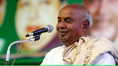 ಮಾಜಿ ಪ್ರಧಾನಿ ಎಚ್ ಡಿ ದೇವೇಗೌಡ (ಸಂಗ್ರಹ ಚಿತ್ರ)