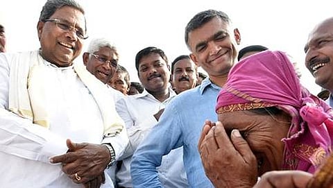 ಯಾದಗಿರಿ ಜಿಲ್ಲೆಯಲ್ಲಿ ಬರ ಅಧ್ಯಯನಕ್ಕೆ ತೆರಳಿದ್ದ ಸಿಎಂ ಸಿದ್ದರಾಮಯ್ಯ