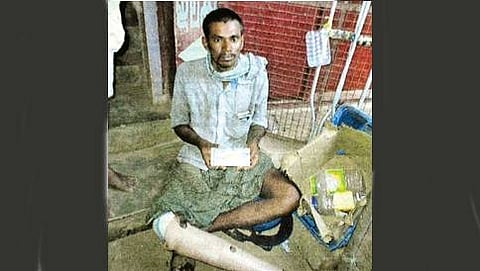 ವಿಕಲಚೇತನ ಭಿಕ್ಷುಕ ಪೊನ್ನಯ್ಯ