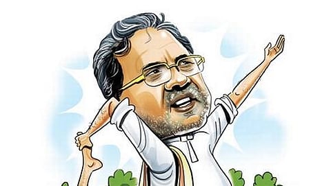 ಸಿದ್ದರಾಮಯ್ಯ ರೇಖಾಚಿತ್ರ