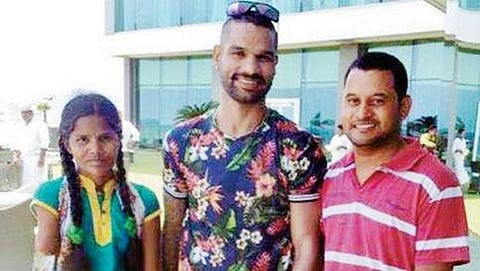 ಭಾರತೀಯ ಕ್ರಿಕೆಟರ್ ಶಿಖರ್ ಧವನ್ ಜೊತೆಗೆ ಸ್ವಪ್ನ