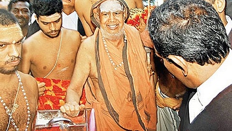 ಕೊಲೆಗೆ ಪ್ರಚೋದನೆ ನೀಡಿದ ಆರೋಪ ಎದುರಿಸುತ್ತಿದ್ದ ಕಂಚಿಶ್ರೀಗಳು (ಸಂಗ್ರಹ ಚಿತ್ರ)