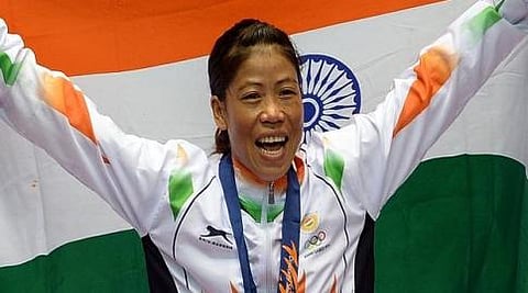 ಭಾರತೀಯ ಬಾಕ್ಸಿಂಗ್ ತಾರೆ ಎಂ ಸಿ ಮೇರಿ ಕೋಮ್