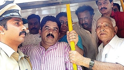 ಪ್ರತಿಭಟನೆಯಲ್ಲಿ ಪಾಲ್ಗೋಂಡಿದ್ದ ಆರ್ ಅಶೋಕ್, ಮತ್ತು ಯಡಿಯೂರಪ್ಪ