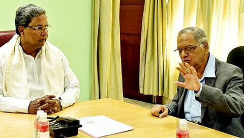 ಸಿದ್ದರಾಮಯ್ಯ - ನಾರಾಯಣಮೂರ್ತಿ