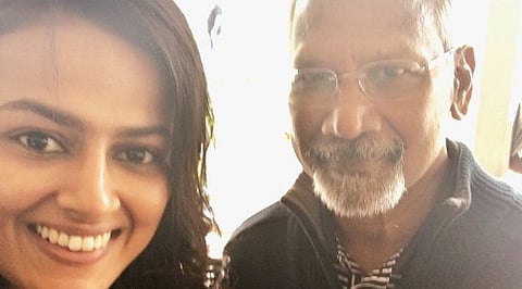 ನಟಿ ಶ್ರದ್ಧಾ ಶ್ರೀನಾಥ್ ಮತ್ತು ನಿರ್ದೇಶಕ ಮಣಿರತ್ನಂ