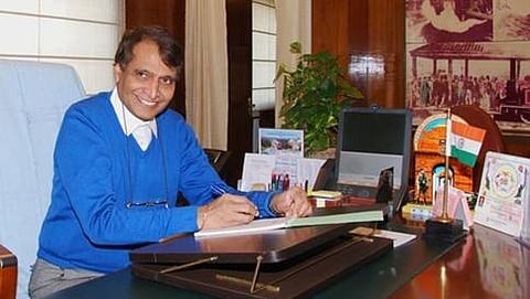 ರೈಲ್ವೆ ಸಚಿವ ಸುರೇಶ್ ಪ್ರಭು (ಸಂಗ್ರಹ ಚಿತ್ರ)