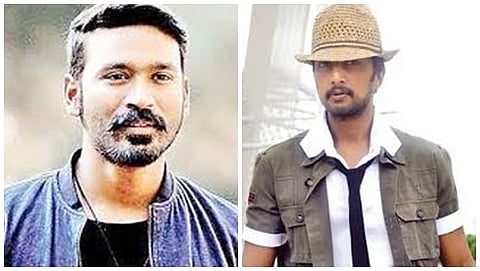 ತಮಿಳಿನ ಖ್ಯಾತ ನಟ-ನಿರ್ಮಾಪಕ ಧನುಷ್ ಮತ್ತು ಕನ್ನಡ ಸೂಪರ್ ಸ್ಟಾರ್ ಸುದೀಪ್