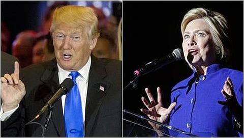 ಹಿಲರಿ ಕ್ಲಿಂಟನ್ ಮತ್ತು ಡೊನಾಲ್ಡ್ ಟ್ರಂಪ್