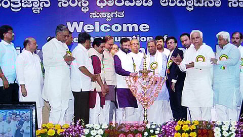ಧಾರಾವಾಡ ಐಐಟಿ ಲೋಕಾರ್ಪಣೆ (ಕೆಪಿಎನ್ ಚಿತ್ರ)