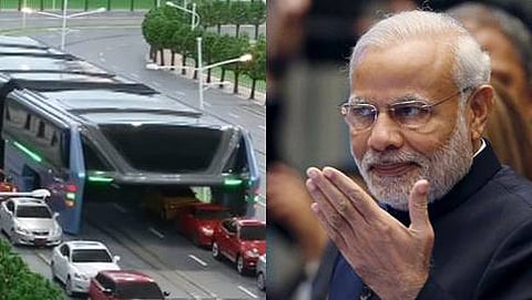 ಪ್ರಧಾನಿ ಮೋದಿ ಅವರನ್ನು ಆಕರ್ಷಿಸಿದ ಚೀನಾದ ಸ್ಟ್ರಾಡೆಲ್ ಬಸ್!