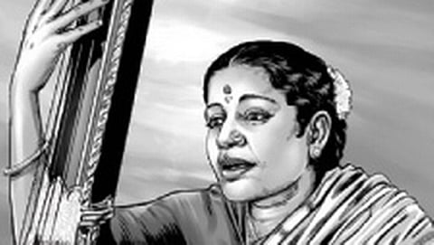 ಕರ್ನಾಟಕ ಸಂಗೀತದ ದಂತಕತೆ ದಿವಂಗತ ಎಂ ಎಸ್ ಸುಬ್ಬುಲಕ್ಷ್ಮಿ