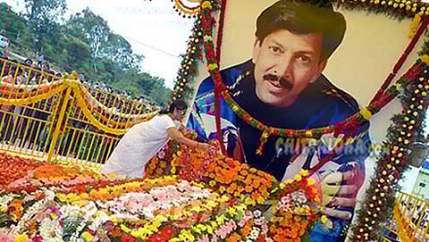 ಅಭಿಮಾನ್ ಸ್ಟುಡಿಯೋದಲ್ಲಿರುವ ವಿಷ್ಣು ಸ್ಮಾರಕ (ಸಂಗ್ರಹ ಚಿತ್ರ)