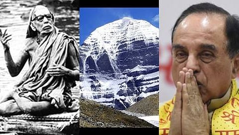 ಚಂದ್ರಶೇಖರೆಂದ್ರ ಸರಸ್ವತಿ-ಸುಬ್ರಹ್ಮಣಿಯನ್ ಸ್ವಾಮಿ (ಸಂಗ್ರಹ ಚಿತ್ರ)