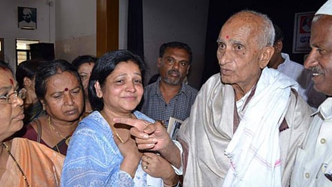 ಕಾವೇರಿ ಹಿತರಕ್ಷಣಾ ಸಮಿತಿ ಜಿ ಮಾದೇಗೌಡ (ಸಂಗ್ರಹ ಚಿತ್ರ)