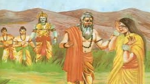 ಜಾನಕಿಗೆ ವಾಲ್ಮೀಕಿ ಮಹರ್ಷಿಗಳ ಅಭಯ