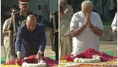 ರಾಷ್ಟ್ರಪತಿ ರಾಮ ನಾಥ್ ಕೋವಿಂದ್, ಪ್ರಧಾನಿ ನರೇಂದ್ರ ಮೋದಿ