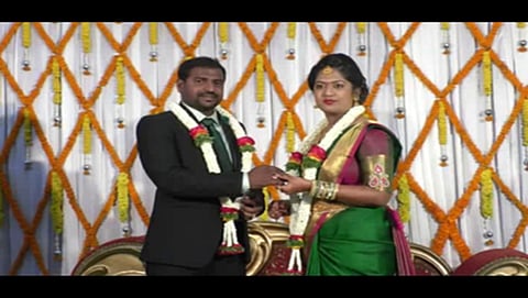 ಪ್ಯಾರಾ ಒಲಿಂಪಿಕ್ ಅಥ್ಲೀಟ್ ಎಚ್ ಎನ್ ಗಿರೀಶ್  ಗೆ  ನಿಶ್ಚಿತಾರ್ಥದ ಸಂಭ್ರಮ