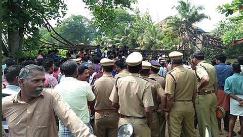 ಕೊಲ್ಲಂ ಉಕ್ಕಿನ ಸೇತುವೆ ಕುಸಿತ