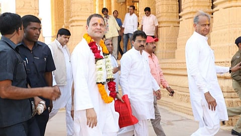 ಸೋಮನಾಥ್ ದೇವಾಲಯಕ್ಕೆ ಭೇಟಿ ನೀಡಿದ ರಾಹುಲ್ ಗಾಂಧಿ