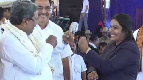 ಮಂಗಳೂರಿನಲ್ಲಿ ಕರಾಟೆ ಚಾಂಪಿಯನ್ ಶಿಪ್ ಉದ್ಘಾಟನೆ ಕಾರ್ಯಕ್ರಮದಲ್ಲಿ ಪಾಲ್ಗೊಂಡಿದ್ದ ಮುಖ್ಯಮಂತ್ರಿ ಸಿದ್ದರಾಮಯ್ಯ