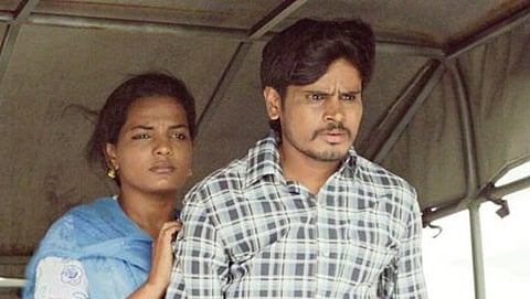 ರಾಮ ರಾಮ ರೇ ಚಿತ್ರದಲ್ಲಿ ಸಹನಟನೊಂದಿಗೆ ನಟಿ ಬಿಂಬಶ್ರೀ