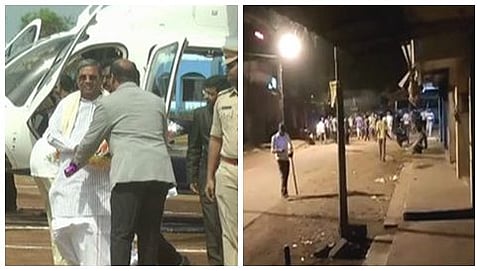 ಹೊನ್ನಾವರಕ್ಕೆ ಭೇಟಿ ನೀಡಿದ ಮುಖ್ಯಮಂತ್ರಿ ಸಿದ್ದರಾಮಯ್ಯ, ಹೊನ್ನಾವರ ಬಸ್ ನಿಲ್ದಾಣ ಸಮೀಪ ನಡೆದ ಗಲಭೆ