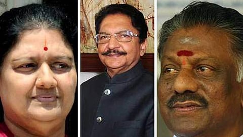 ಶಶಿಕಲಾ, ವಿದ್ಯಾಸಾಗರ್ ರಾವ್ ಮತ್ತು ಪನ್ನೀರ್ ಸೆಲ್ವಂ