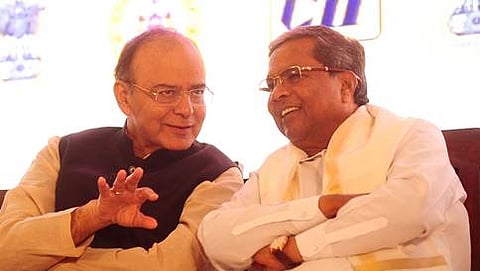 ಅರುಣ್ ಜೈಟ್ಲಿ ಮತ್ತು ಸಿಎಂ ಸಿದ್ದರಾಮಯ್ಯ
