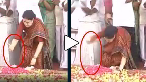 ಜಯಾ ಸಮಾಧಿಯಲ್ಲಿ ಶಶಿಕಲಾ ಶಪಥ