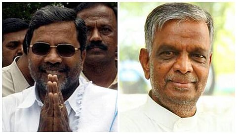 ಸಿದ್ದರಾಮಯ್ಯ ಮತ್ತು ಶ್ರೀನಿವಾಸ್ ಪ್ರಸಾದ್