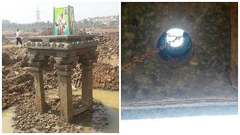 ಹೊಸಕೆರೆಹಳ್ಳಿಯಲ್ಲಿ ಪತ್ತೆಯಾಗಿರುವ ಮಂಟಪ