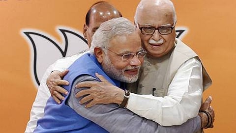 ನರೇಂದ್ರ ಮೋದಿ, ಎಲ್ ಕೆ ಆಡ್ವಾಣಿ